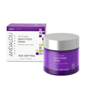Age Defying Avo Cocoa  Skin Food Mask 1.7 oz Andalou Naturals both