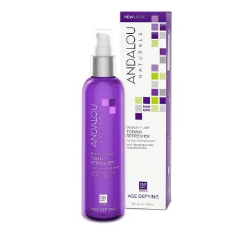 Age Defying Blossom Leaf Toning Refreshing 6 fl oz Andalou Naturals both