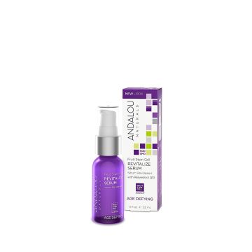 Age Defying Fruit Stem Cell Revitalize Serum 1.1 oz Andalou Naturals both