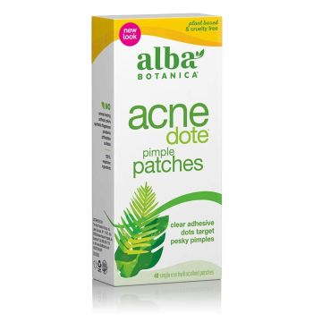 Alba Botanica Cruelty Free Acnedote Pimple Patches 40 Count box