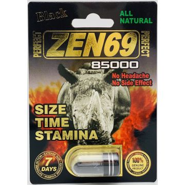 Zen69 Black 85000 male enhancement capsule product image