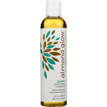 Almond Glow Body Lotion Jasmine 8 Oz Cruelty Free Home Health