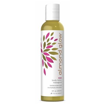 Almond Glow Cruelty Free Body Lotion Rose 8 Oz Home Health