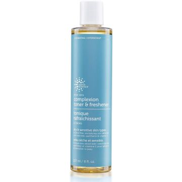 Aloe Vera Complexion Toner Freshener 8 Oz Cruelty Free Earth Science solo