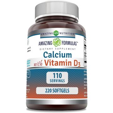 Calcium Vitamin D3 Supplement 220 Softgels
