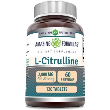 L Citrulline 2000mg 120 Tablets Sexual Health Amazing Formulas