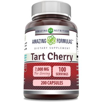 Tart Cherry Extract 7000 Mg 200 Capsules Joint Health Amazing Formulas