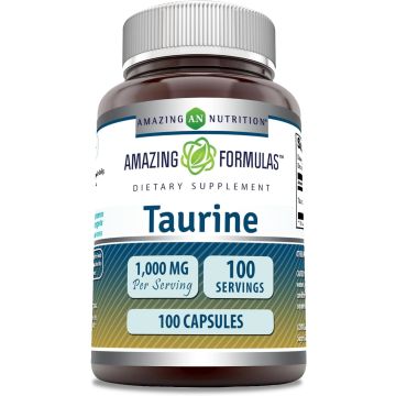 Cardiovascular Health Taurine 1000mg 100 Capsules 