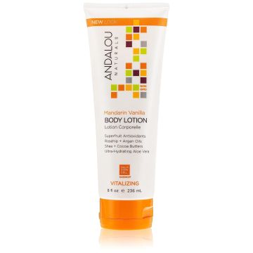 Mandarin Vanilla Vitalizing Body Lotion 8 fl oz Andalou Naturals