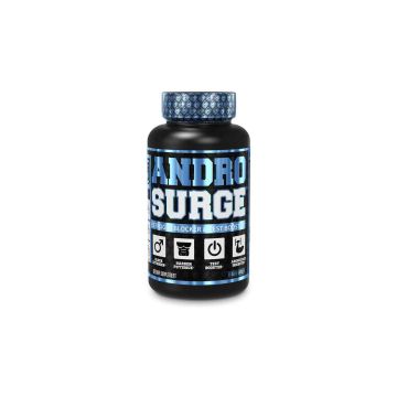 Androsurge estrogen blocker supplement bottle front view