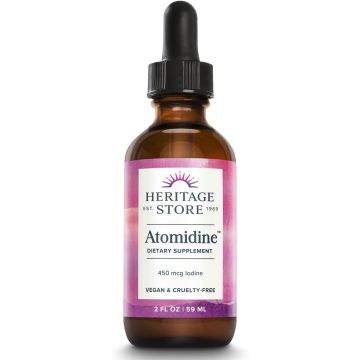 Atomidine 450mcg Liquid Iodine Drops 2 Oz 