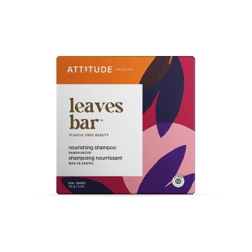 Attitude Leaves Bar Cruelty Free Nourishing Shampoo Bar Sandalwood