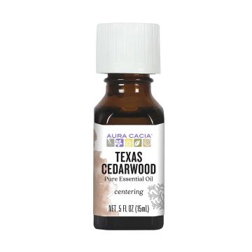 Aura Cacia Cedarwood Essential Oil Bottle
