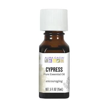 Aura Cacia Cypress Essential Oil bottle