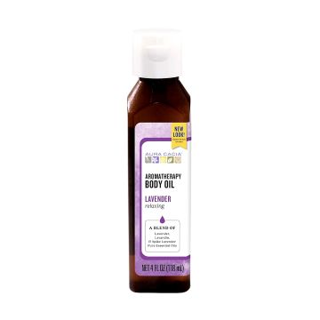 Aura Cacia Lavender Body Oil bottle