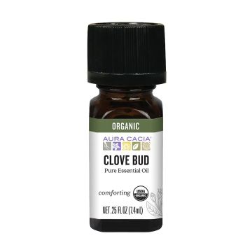 Aura Cacia Clove Bud Essential Oil Bottle