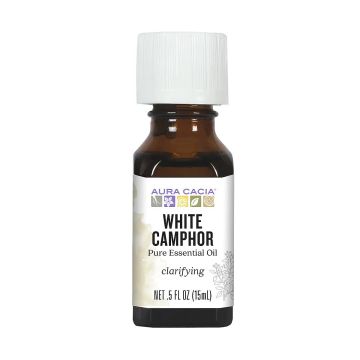 Aura Cacia White Camphor Essential Oil Bottle