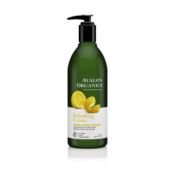 Avalon Organics Lemon Hand Body Lotion 12 oz