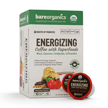 Vegan Energizing Coffee Superfoods 10ct Single Serve Cups