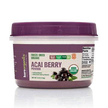 Organic Freeze-Dried Acai Berry Powder