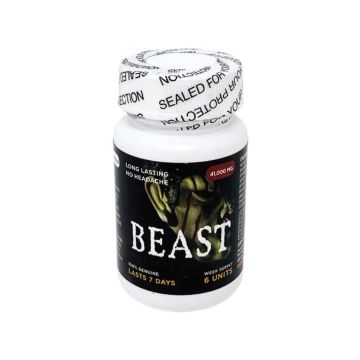 Beast 41000 Male Sexual 6 Pills Bottle Front