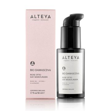 Bio Damascena Rose Otto Day Moisturizer 50ml Alteya Organics both