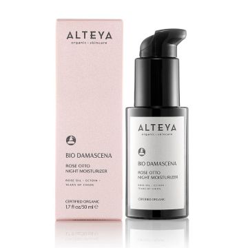 Bio Damascena Rose Otto Night Moisturizer 50ml Alteya Organics box