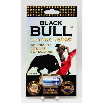 Black Bull El Toro 15000 Premier Male Enhancer Blue Pill For 12 Days