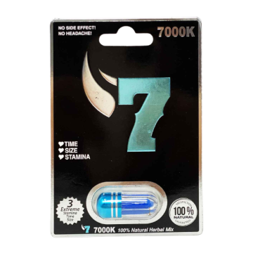 Blue 7 Male Sexual Enhancement 7000k Capsule