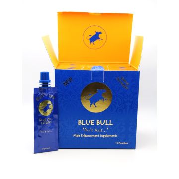 Blue Bull Extreme Male Enhancement Supplement 22 g (15 mL) – 15 Pouches