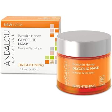 Brightening Pumpkin Honey Glycolic Mask 1.7 Oz Andalou Naturals box