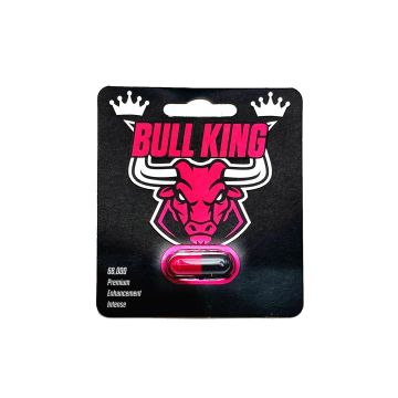 Bull King 68000 male enhancement pill single capsule Front View