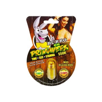 Burro 550K Male Enhancement Gold Pills