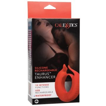 CalExotics Cock Ring Silicone Rechargeable Taurus Enhancer box