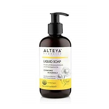 Chamomile Calendula Liquid Soap 8.5 Oz Plant Based Alteya Organics