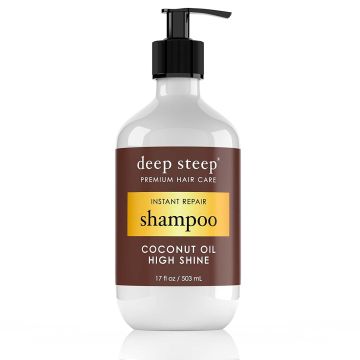 Coconut Oil High Shine Instant Repair Shampoo 17 Oz Deep Steep front