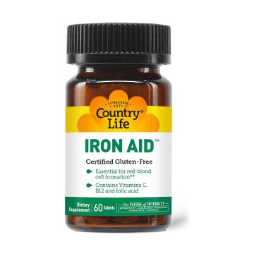 Country Life Iron Aid 60 Tablets