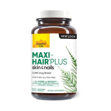 Country Life Maxi-Hair Plus Biotin bottle
