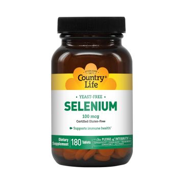Country Life Selenium 100mcg Yeast Free