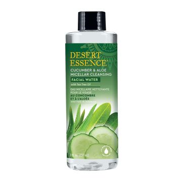 Cucumber Aloe Micellar Cleansing Facial Water 8 Oz Desert Essence