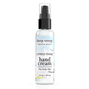 Cypress Fennel Vegan Hand Cream The Folly Pier 2 Oz Deep Steep 