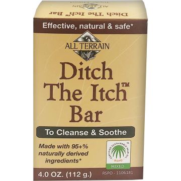 Ditch The Itch Bar Soap 4 Oz Natural Ingredients