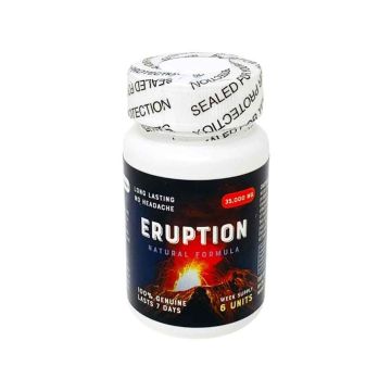 Eruption 35000mg Male Sexual Enhancement Gold 6 Count Bottle Front