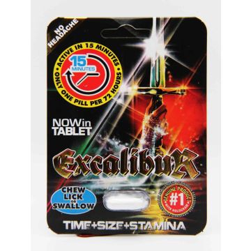 Excalibur White male enhancement tablet original packaging