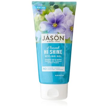 Flaxseed Hi Shine Styling Gel 6 Oz No Parabens Vegan Jason