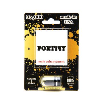 Fortify 35000mg male enhancement capsule front label