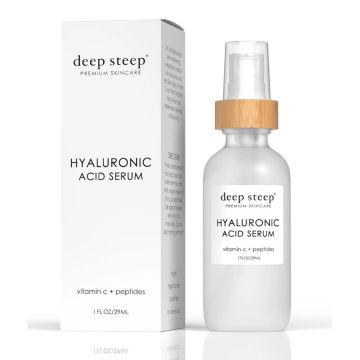 Fragrance Free Hyaluronic Acid Serum 1 Oz Deep Steep box