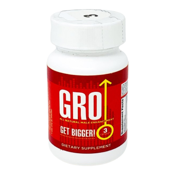 GRO Get Bigger 3 Pill Bottle 