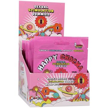 Happy Chocha female arousal support gummies display