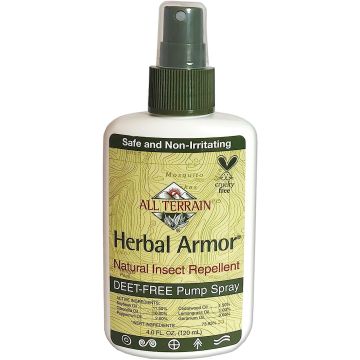 Herbal Armor Spray DEET Free 4oz Natural Insect Repellent